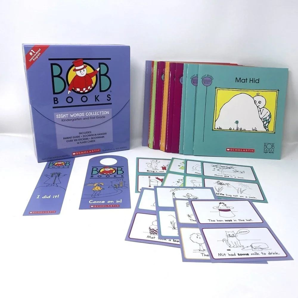 Bob Books Sight Words Collection: Kindergarten and First Grade Flash Cards NIB